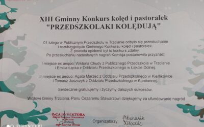XIII Gminny Konkurs kolęd i pastorałek “Przedszkolaki kolędują”